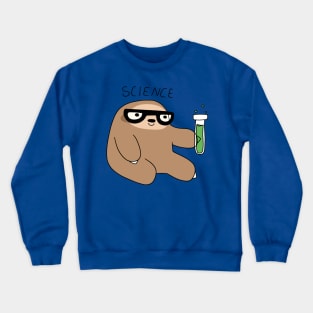 Science Sloth Crewneck Sweatshirt